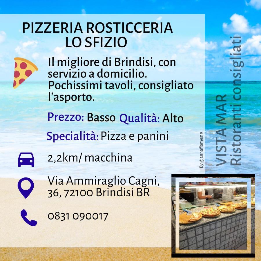 Vista Mar Lägenhet Brindisi Exteriör bild